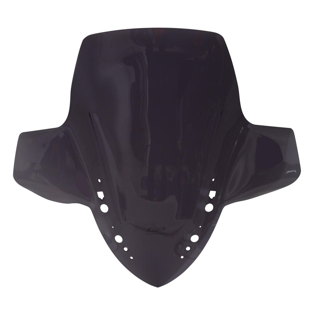 GP Kompozit Yamaha XMAX 250 / 300 / 400 2018-2023 Uyumlu Elcikli Ön Cam Füme - 5