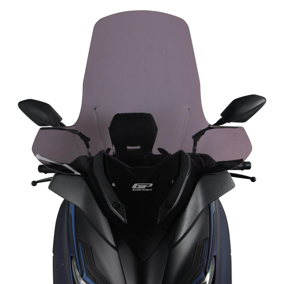 GP Kompozit Yamaha XMAX 250 / 300 / 400 2018-2023 Uyumlu Elcikli Ön Cam Şeffaf - 2