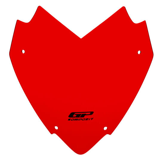 GP Kompozit Yamaha XMAX 250 / 300 / 400 2018-2023 Uyumlu Spor Ön Cam Kırmızı - 1