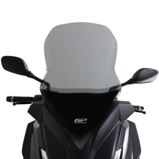 GP Kompozit Yamaha XMAX 250 / 400 2014-2017 Uyumlu Baskılı Ön Tur Camı Füme (1)