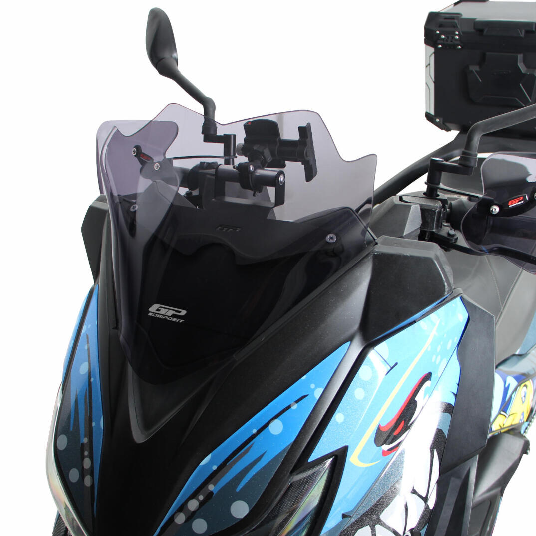 GP Kompozit Yamaha XMAX 250 / 400 2014-2017 Uyumlu Spor Ön Cam Siyah - 3