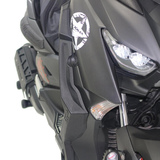 GP Kompozit Yamaha XMAX 250-400 2018-2022 Uyumlu Bacak Koruma Siyah - 4