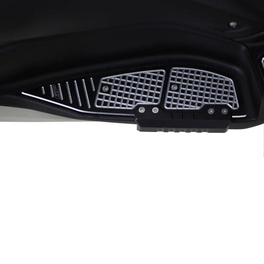 GP Kompozit Yamaha XMAX 250-400 2018-2022 Uyumlu Basamak Alüminyum Gri - 3