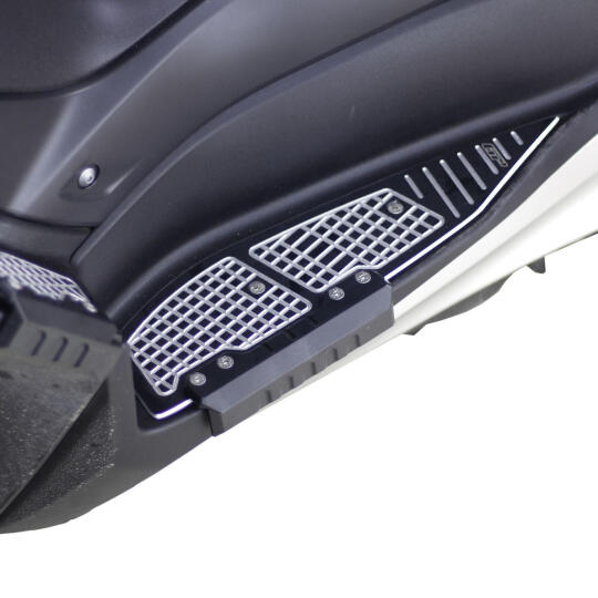 GP Kompozit Yamaha XMAX 250-400 2018-2022 Uyumlu Basamak Alüminyum Gri - 4