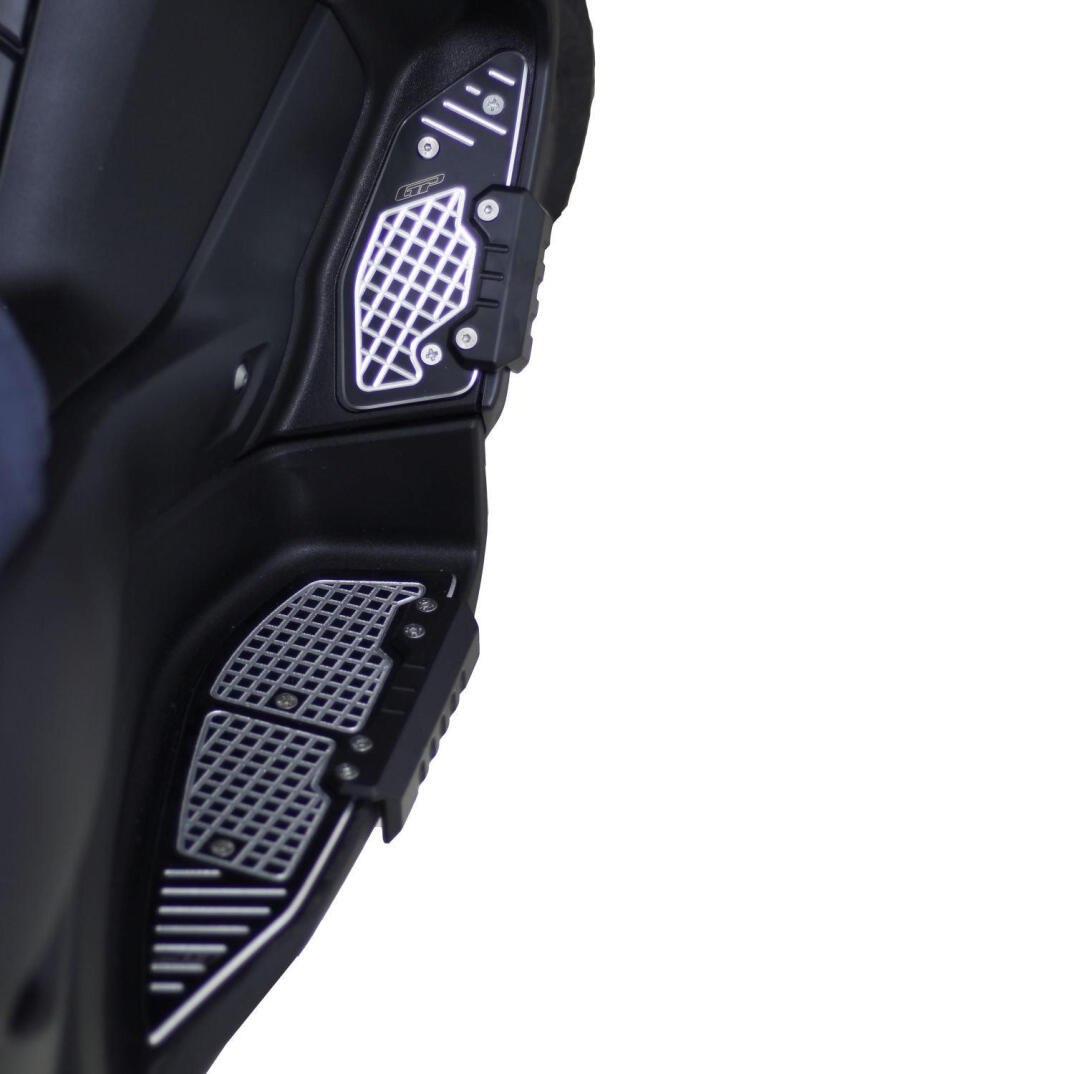 GP Kompozit Yamaha XMAX 250-400 2018-2022 Uyumlu Basamak Alüminyum Gri - 5