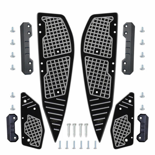GP Kompozit Yamaha XMAX 250-400 2018-2022 Uyumlu Basamak Alüminyum Gri - 7