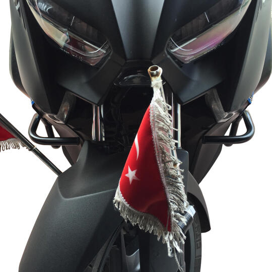 GP Kompozit Yamaha XMAX 250-400 2018-2022 Uyumlu Koruma Demiri Siyah - 7