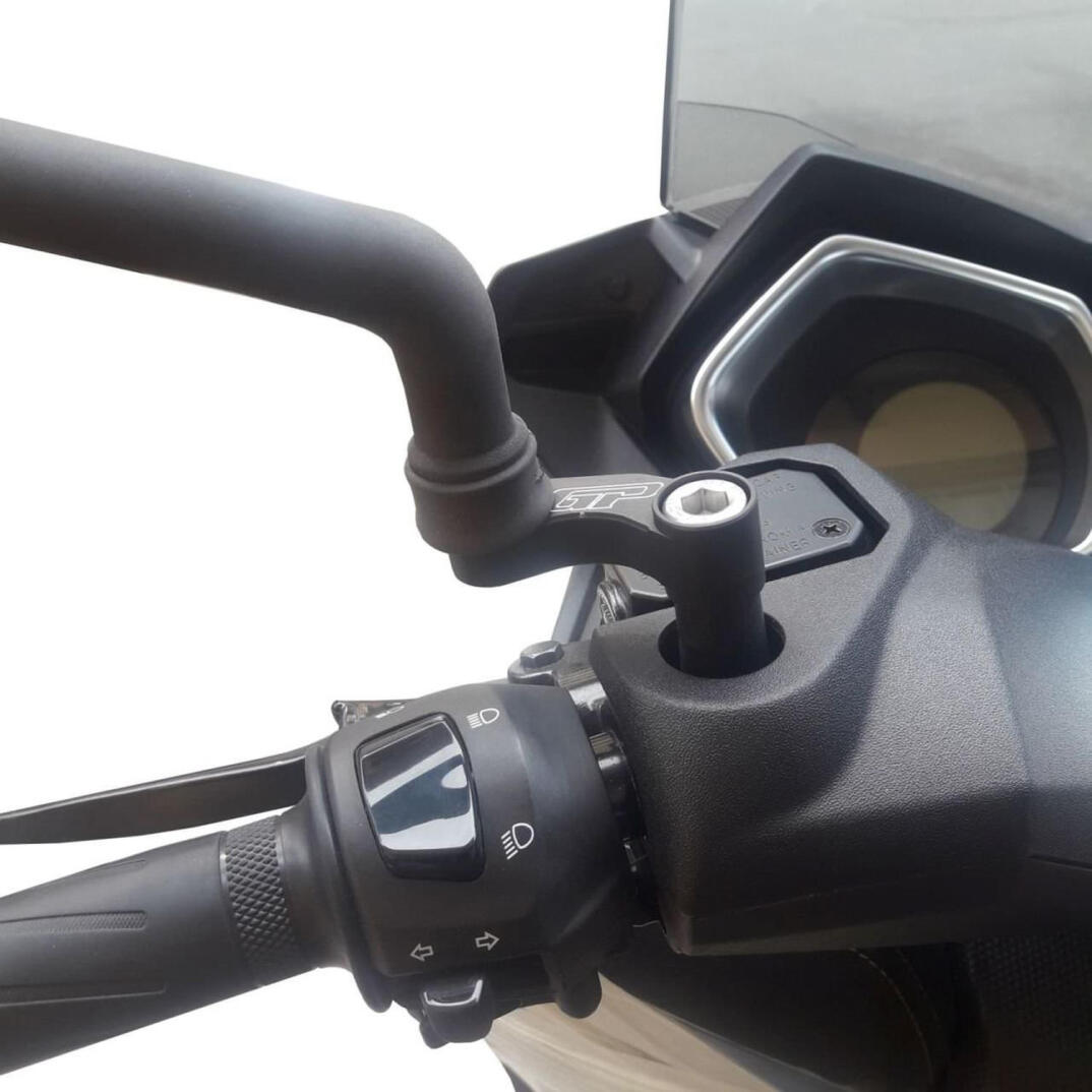 GP Kompozit Yamaha XMAX 250-400 2018-2026 Uyumlu Ayna Genişletme Siyah - 3
