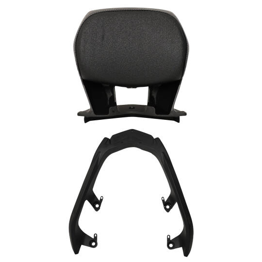 GP Kompozit Yamaha XMAX 250-400 2018-2026 Uyumlu Dikişli Sissy Bar Siyah