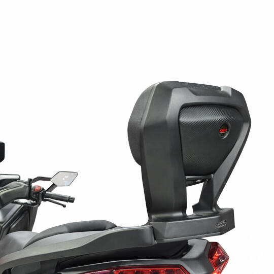 GP Kompozit Yamaha XMAX 250-400 2018-2026 Uyumlu Dikişli Sissy Bar Siyah - 3