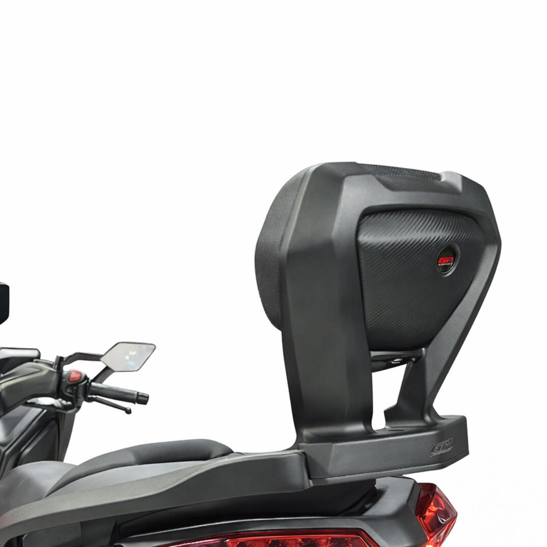 GP Kompozit Yamaha XMAX 250-400 2018-2026 Uyumlu Dikişli Sissy Bar Siyah - 3