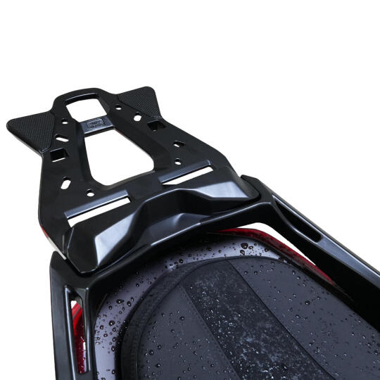 GP Kompozit Yamaha XMAX 250-400 2018-2026 Uyumlu Modüler Motosiklet Arka Çanta Demiri Siyah - 3