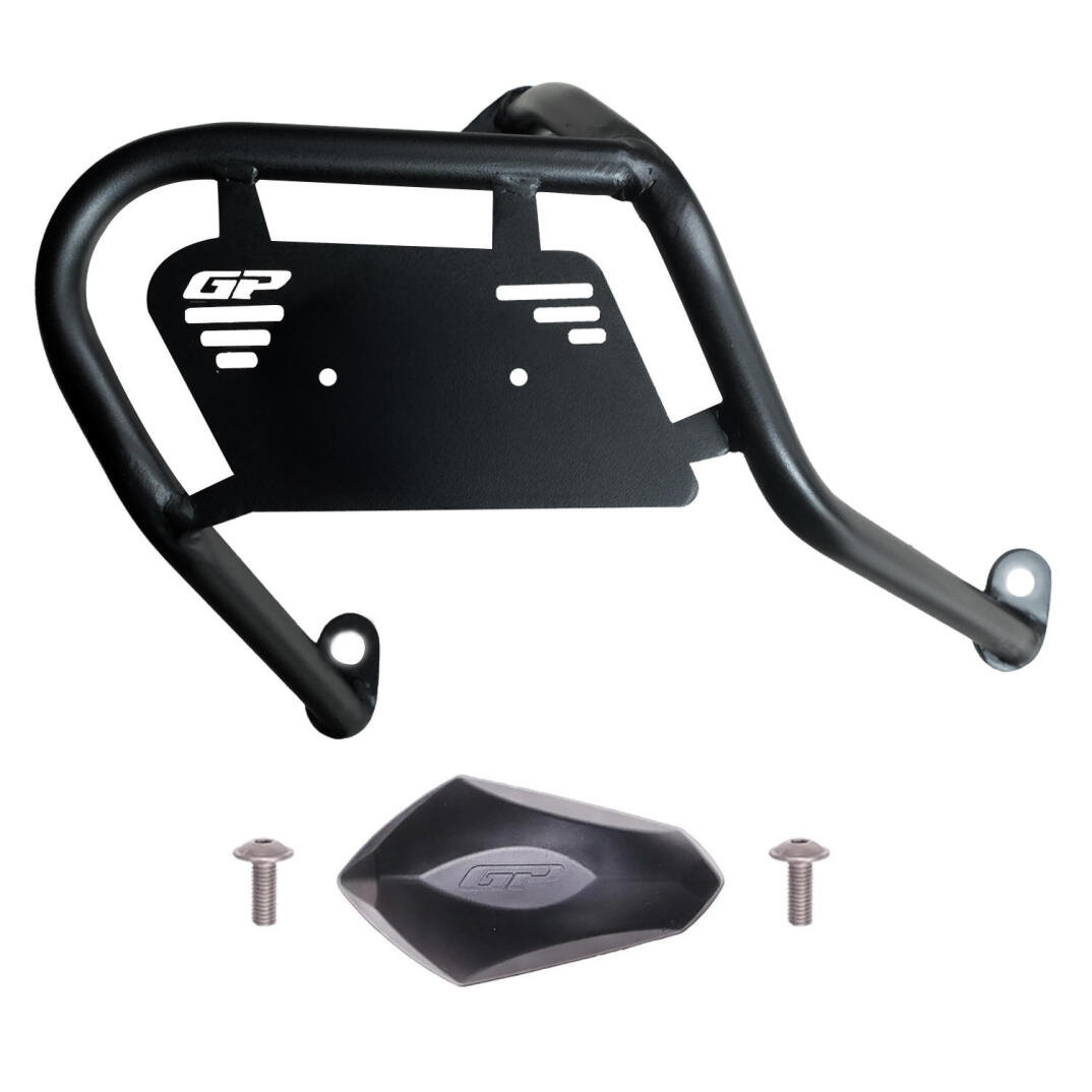 GP Kompozit Yamaha XMAX 250-400 2025-2026 Uyumlu Kapaklı Egzoz Koruma Demiri Siyah - 4