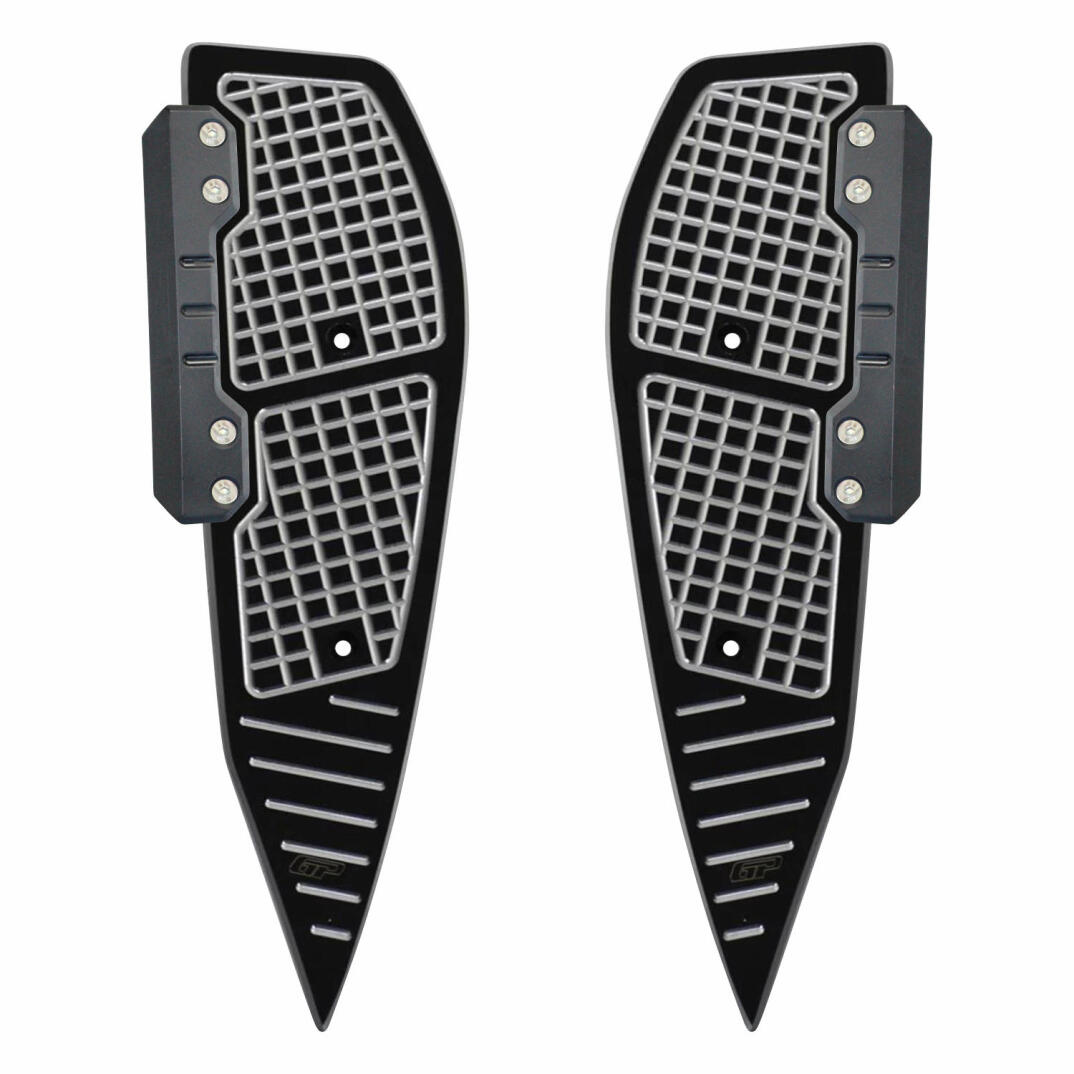 GP Kompozit Yamaha XMAX 250 Tech / Iron Max 2018-2026 Uyumlu Basamak Alüminyum Gri - 1
