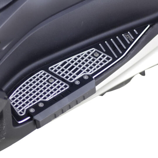 GP Kompozit Yamaha XMAX 250 Tech / Iron Max 2018-2026 Uyumlu Basamak Alüminyum Gri (1)