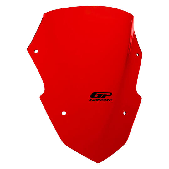 GP Kompozit Yamaha XMAX 250 Tech Max 2024-2026 Uyumlu Spor Ön Cam Kırmızı - 3