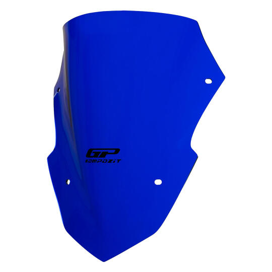GP Kompozit Yamaha XMAX 250 Tech Max 2024-2026 Uyumlu Spor Ön Cam Mavi (1)