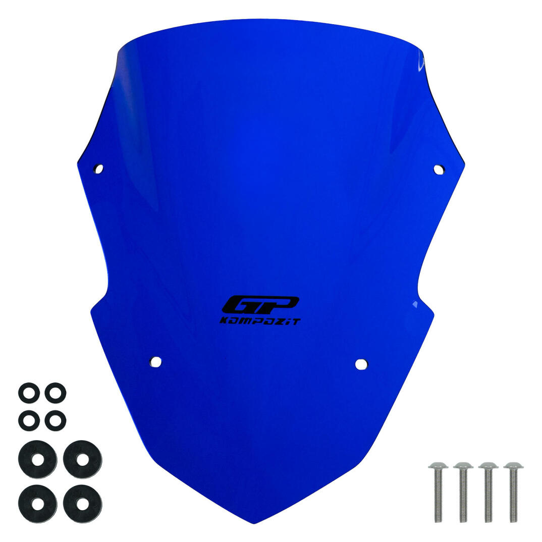 GP Kompozit Yamaha XMAX 250 Tech Max 2024-2026 Uyumlu Spor Ön Cam Mavi - 4