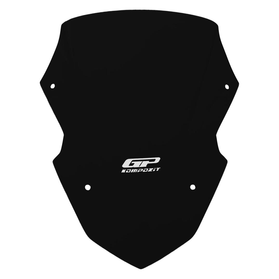 GP Kompozit Yamaha XMAX 250 Tech Max 2024-2026 Uyumlu Spor Ön Cam Siyah - 1
