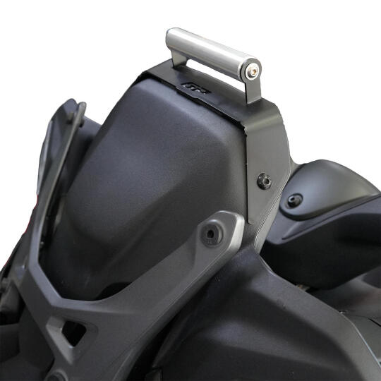 GP Kompozit Yamaha XMAX 250 Tech Max 2024-2026 Uyumlu Telefon / Navigasyon Tutucu Siyah (1)