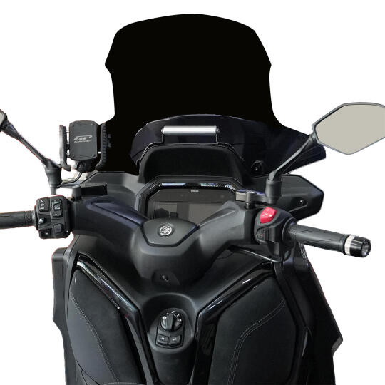 GP Kompozit Yamaha XMAX 250 Tech Max 2024-2026 Uyumlu Telefon / Navigasyon Tutucu Siyah - 4