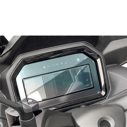 GP Kompozit Yamaha XMAX 250 Tech Max 2025-2026 Uyumlu Motosiklet Ekran Koruyucu Şeffaf (1)