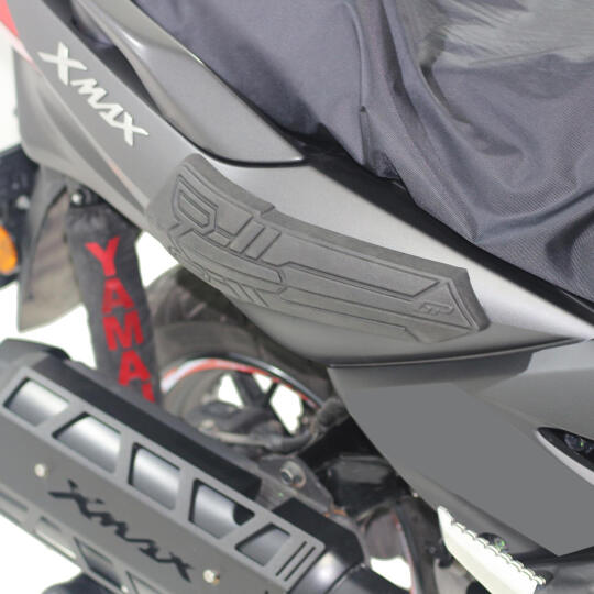 GP Kompozit Yamaha XMAX 250/400 2018-2022 Uyumlu Bacak ve Sele Altı Grenaj Koruma Seti Siyah - 7