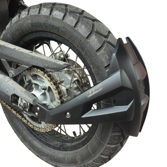 GP Kompozit Yamaha XTZ 660Z 2013 Uyumlu Arka Çamur Sıyırıcı Siyah - 3