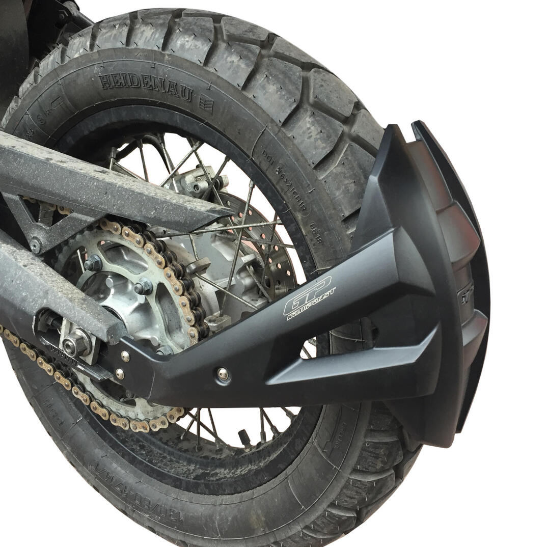 GP Kompozit Yamaha XTZ 660Z 2013 Uyumlu Arka Çamur Sıyırıcı Siyah - 3