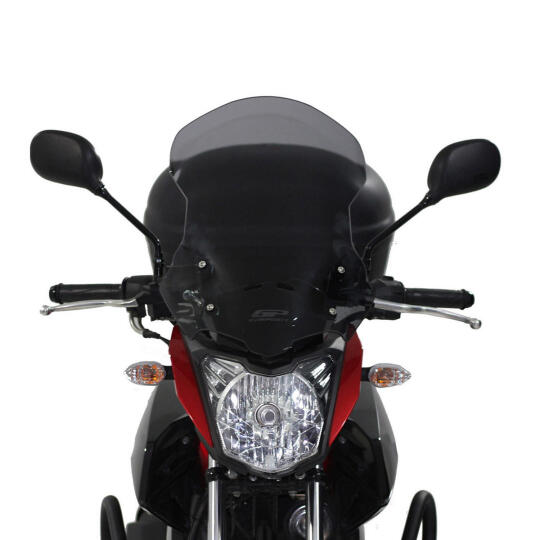 GP Kompozit Yamaha YS 125 2017-2020 Uyumlu Ön Cam Füme (1)