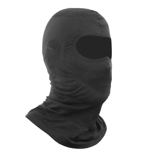 GP Kompozit Yazlık Motorcu Balaklava Maske Siyah (1 Adet Boyunluk Buff Hediye) - 5
