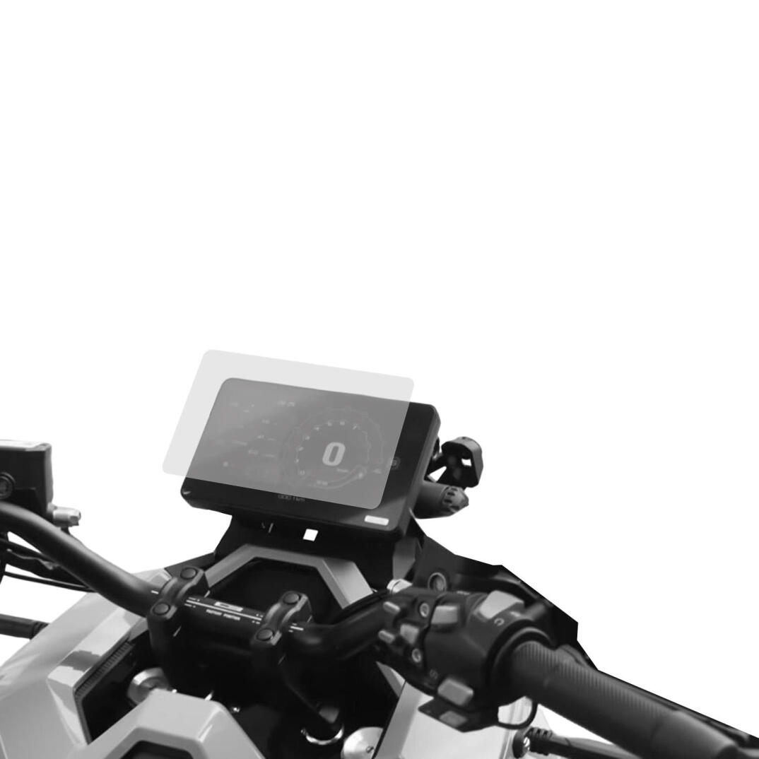 GP Kompozit Zontes ZT250T-G 2026 Uyumlu Motosiklet Ekran Koruyucu Şeffaf - 2