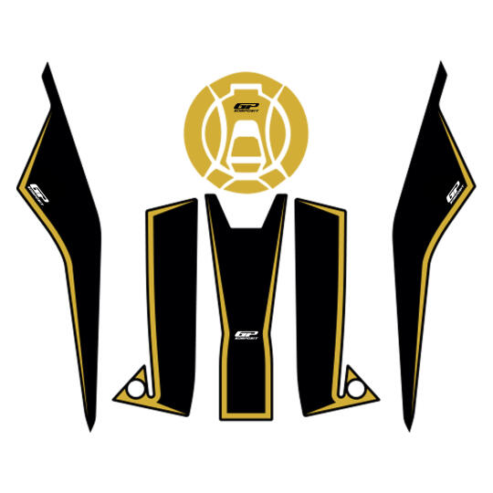 GP Kompozit Zontes ZT250T-G 2026 Uyumlu Tank Pad Bronz
