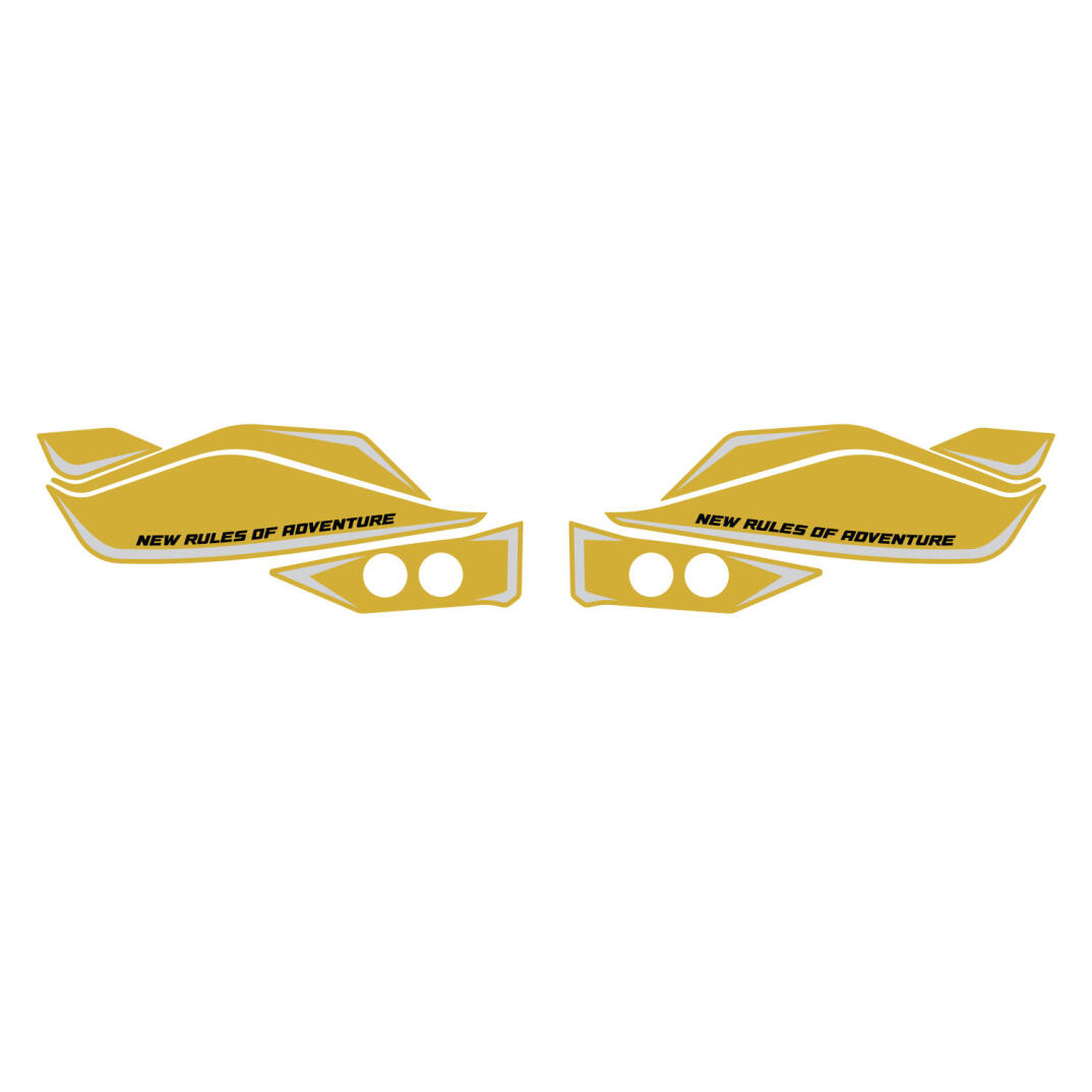 GP Kompozit Zontes ZT368T-G 2026 Uyumlu Elcik Sticker Bronz - 1