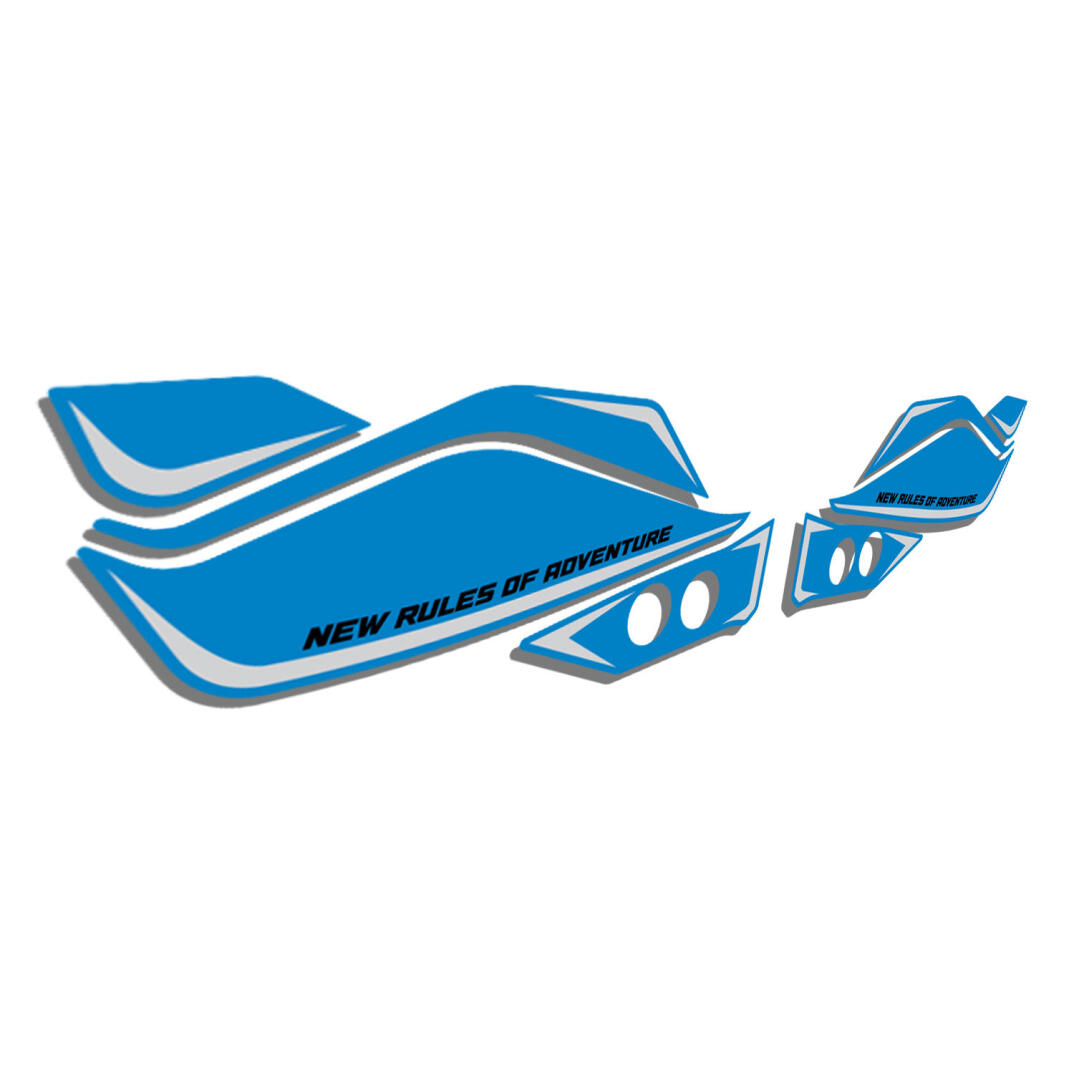 GP Kompozit Zontes ZT368T-G 2026 Uyumlu Elcik Sticker Mavi - 2