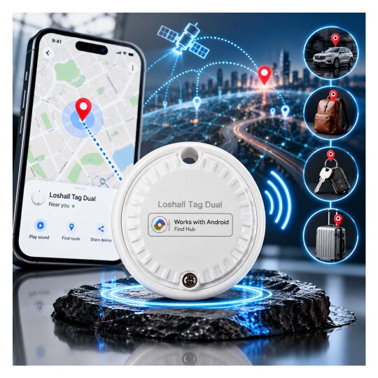 GP Loshhall Smart Finder Akıllı Takip Cihazı - Android Uyumlu Smart Tag Beyaz - 3
