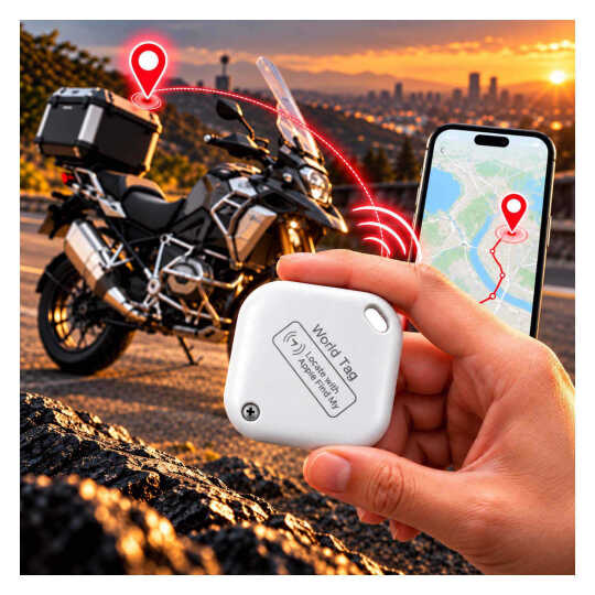 GP Loshhall Worldtag Akıllı Takip Cihazı - iOS Uyumlu Smart Tag Beyaz (1)