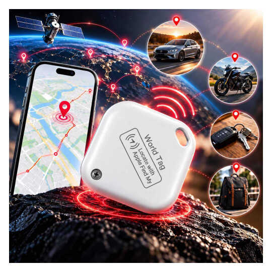 GP Loshhall Worldtag Akıllı Takip Cihazı - iOS Uyumlu Smart Tag Beyaz - 3