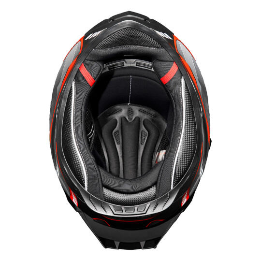 GP MY HELMET MKS001-BGR Yarış Spoiler Güneş Vizörlü Şeffaf Full Face Motosiklet Kaskı - 7