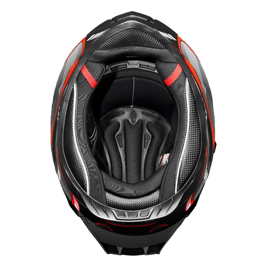 GP MY HELMET MKS001-BGR Yarış Spoiler Güneş Vizörlü Şeffaf Full Face Motosiklet Kaskı - 7