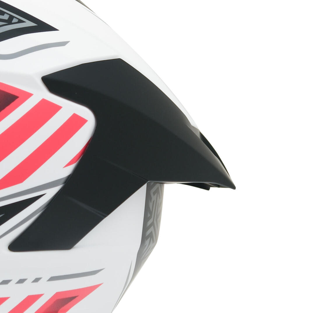 GP MY HELMET MKS001-WRB Yarış Spoiler Güneş Vizörlü Şeffaf Full Face Motosiklet Kaskı - 6