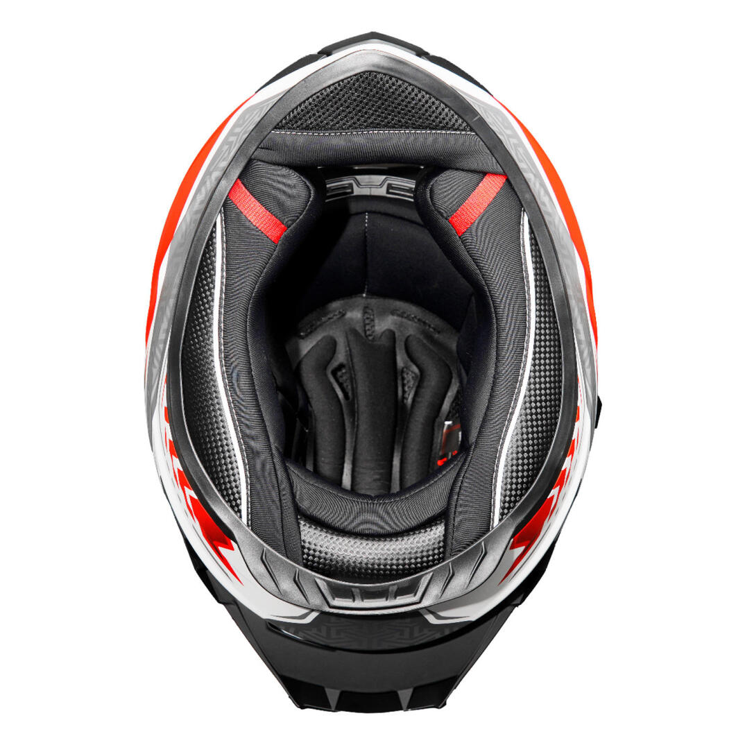 GP MY HELMET MKS001-WRG Yarış Spoiler Güneş Vizörlü Şeffaf Full Face Motosiklet Kaskı - 7