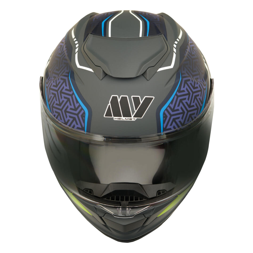 GP MY HELMET MKS002-RGBY Güneş Vizörlü Şeffaf Çene Açılır Motosiklet Kaskı - 2