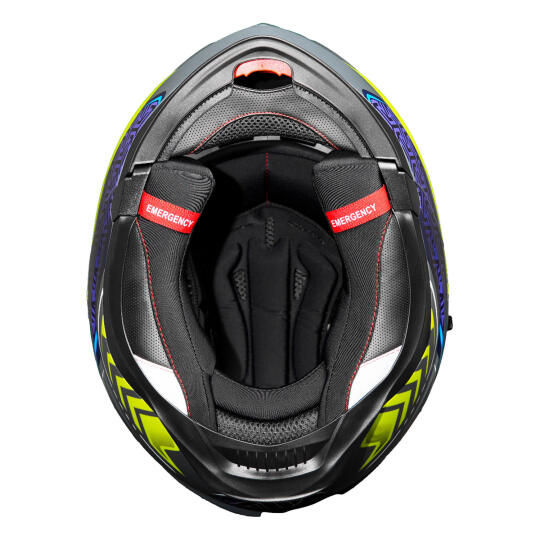 GP MY HELMET MKS002-RGBY Güneş Vizörlü Şeffaf Çene Açılır Motosiklet Kaskı - 7