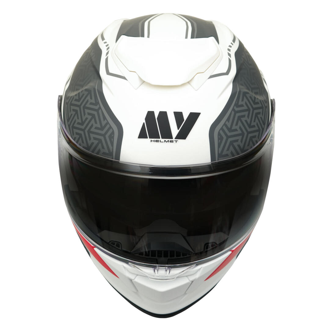 GP MY HELMET MKS002-WRG Güneş Vizörlü Şeffaf Çene Açılır Motosiklet Kaskı - 2
