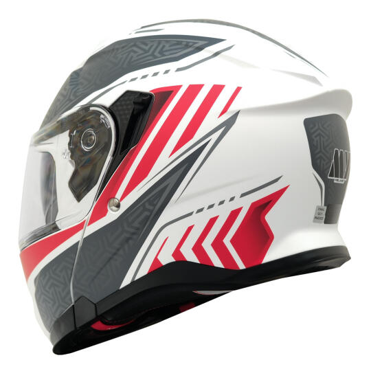 GP MY HELMET MKS002-WRG Güneş Vizörlü Şeffaf Çene Açılır Motosiklet Kaskı - 5