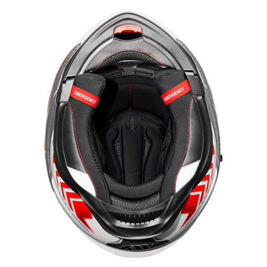 GP MY HELMET MKS002-WRG Güneş Vizörlü Şeffaf Çene Açılır Motosiklet Kaskı - 7