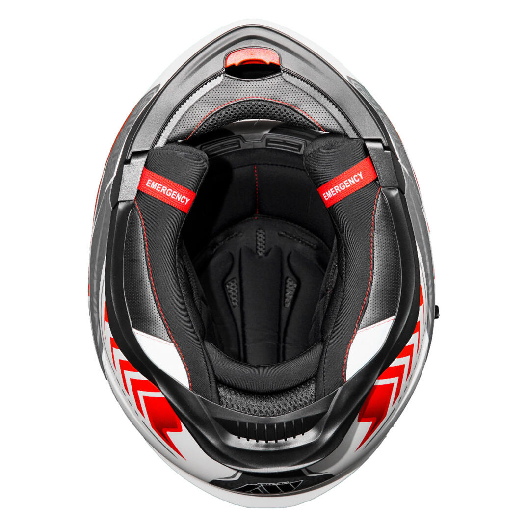 GP MY HELMET MKS002-WRG Güneş Vizörlü Şeffaf Çene Açılır Motosiklet Kaskı - 7