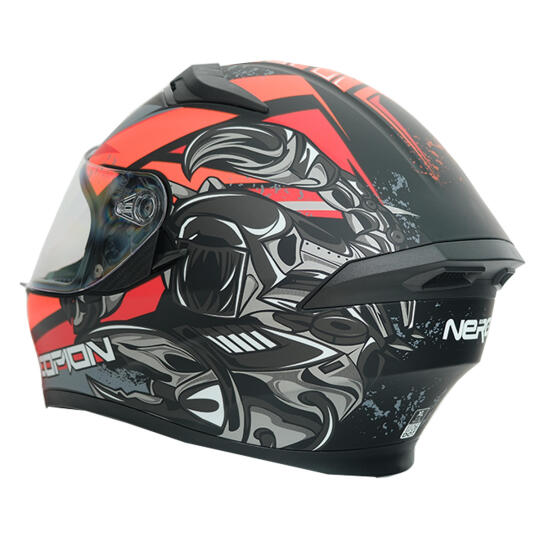 GP NERO MKS003-MBB3O Güneş Vizörlü Şeffaf Full Face Motosiklet Kaskı - 4