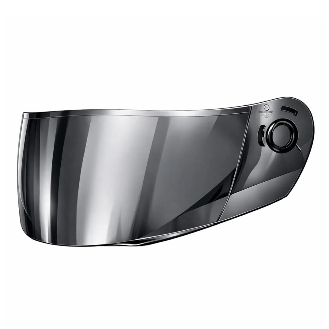 GP NERO MKS003 Uyumlu Motosiklet Kask Vizör Aynalı Gri - 1